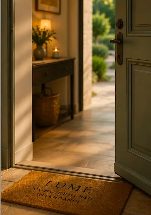 Entrée d'une maison suivie par LUME
